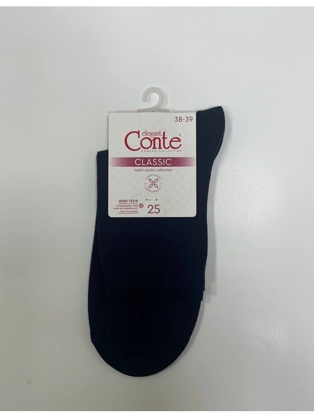 Women's socks CONTE ELEGANT CLASSIC, s.23, 000 navy - 1