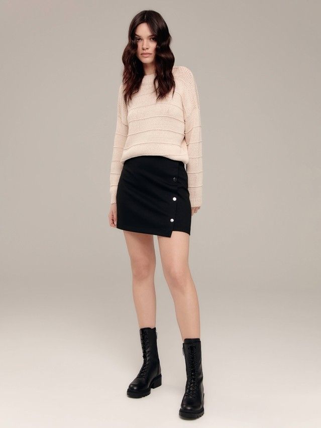 Women's skirt CONTE ELEGANT LU 1625, s.170-90, black - 4