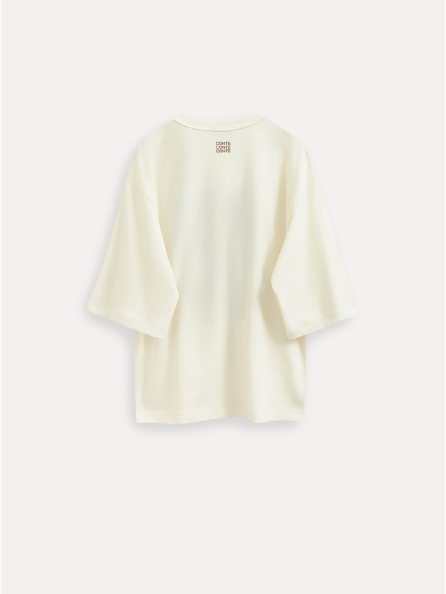 Women's polo neck shirt CONTE LD 3449, s.170-88, milk-house - 6