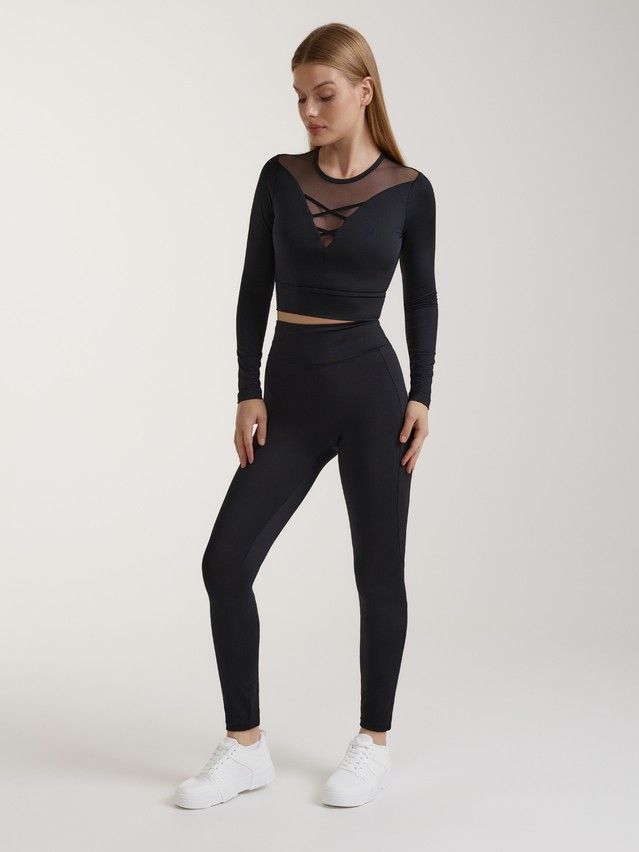 Women's leggings CONTE ELEGANT LLG 3095, s.164-102, black - 1