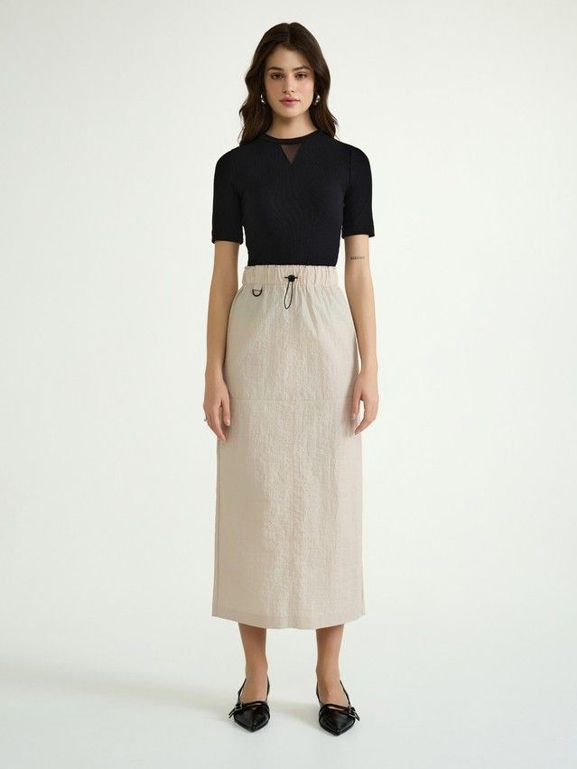 Women's skirt CONTE ELEGANT LU 2960, s.170-90, beige - 1