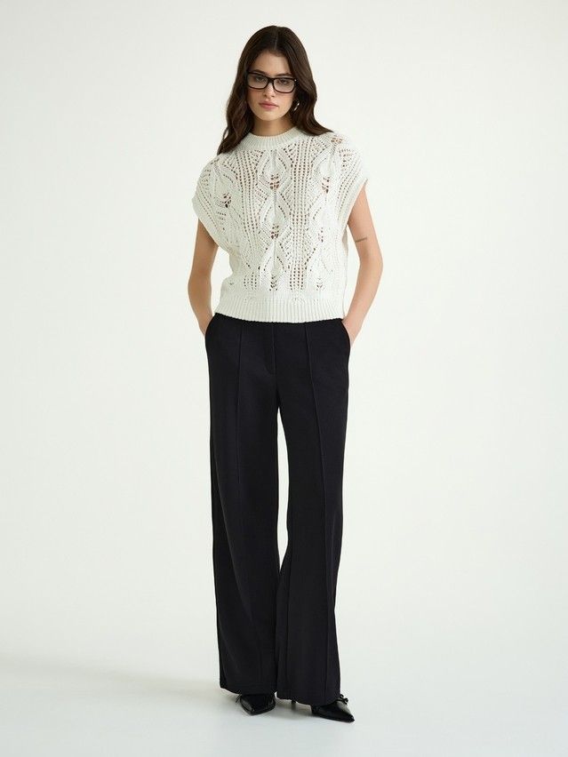 Women's trousers CONTE ELEGANT LBK 3141, s.170-102, black - 1