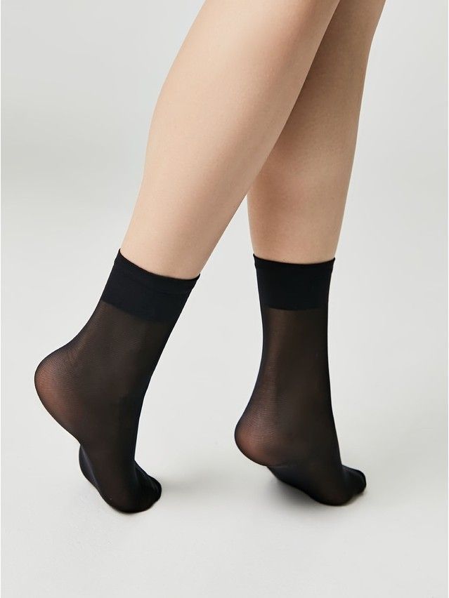 Women's socks CONTE ELEGANT TENSION SOFT 40 (1 pair),s.23-25, nero - 3