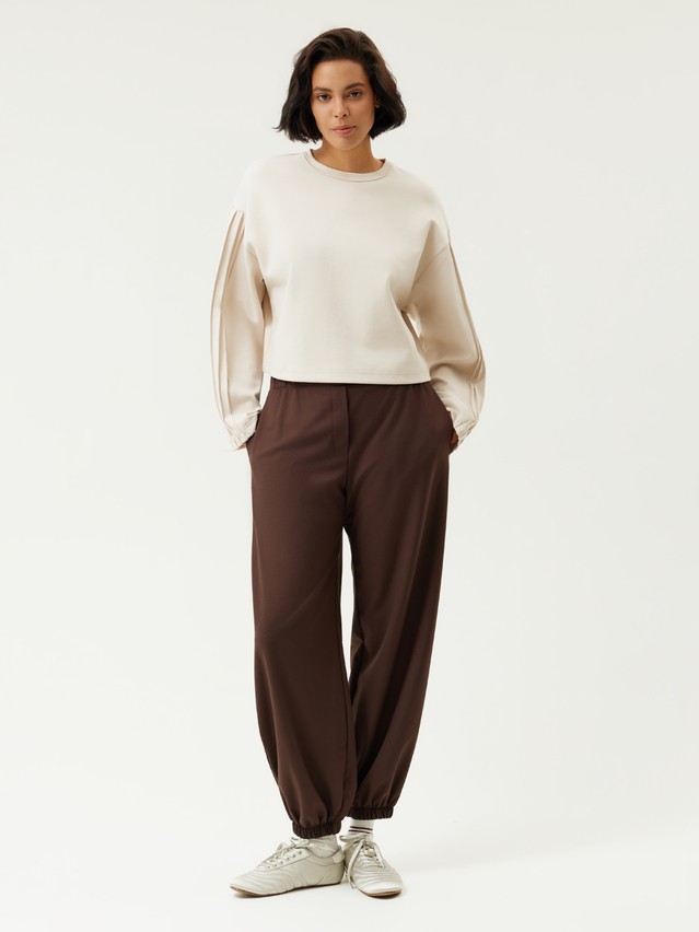 Women's trousers CONTE LBK 4000, s.170-84-90, dark brown - 4
