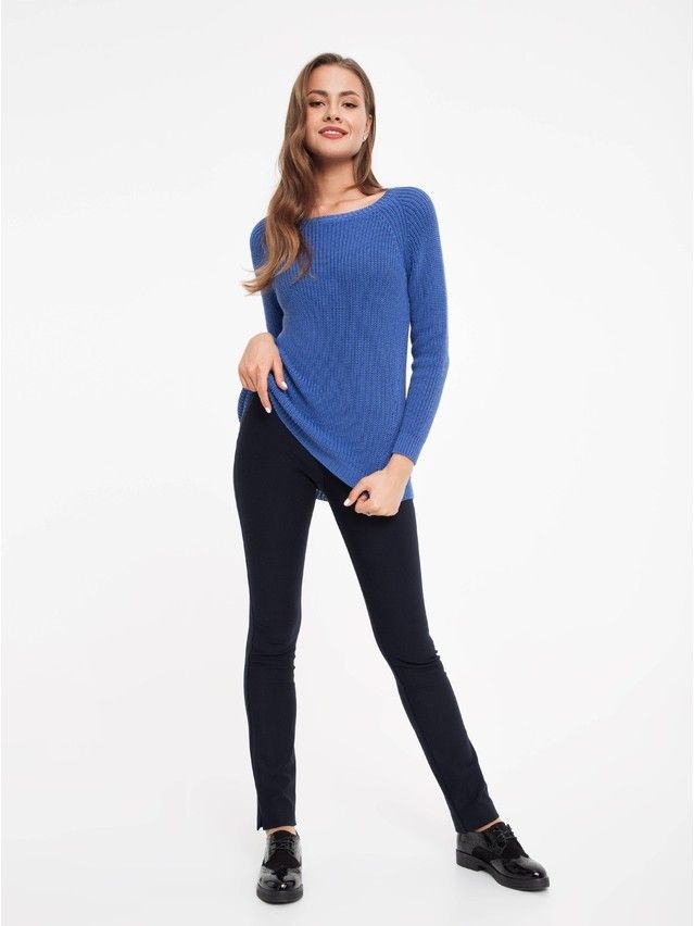 Women's polo neck shirt CONTE ELEGANT LDK029, s.158,164-84, dark blue - 2