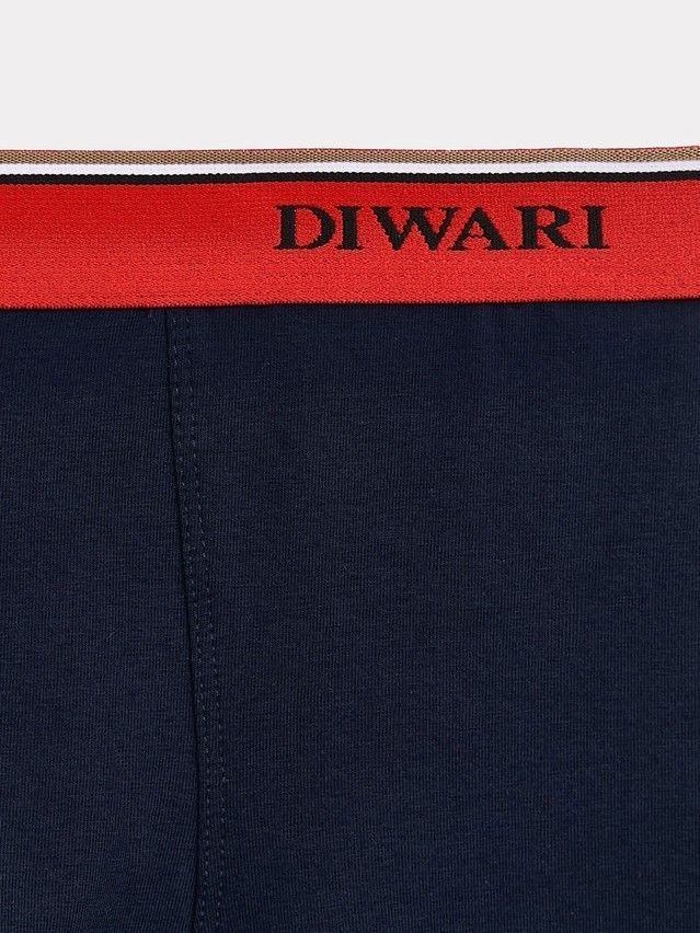 Men's underpants DIWARI PREMIUM MSH 1568, s.78,82, dark navy-red strip - 2
