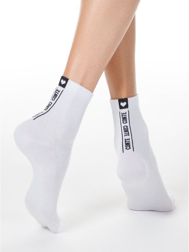 Women's socks CONTE ELEGANT CLASSIC, s.23, 152 white - 4