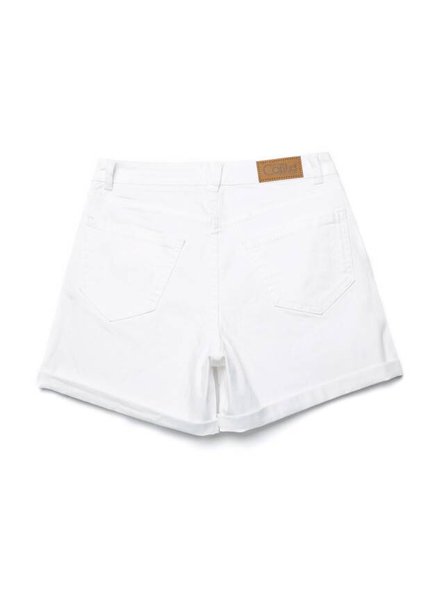Denim shorts CONTE ELEGANT CON-131, s.170-90, white - 5