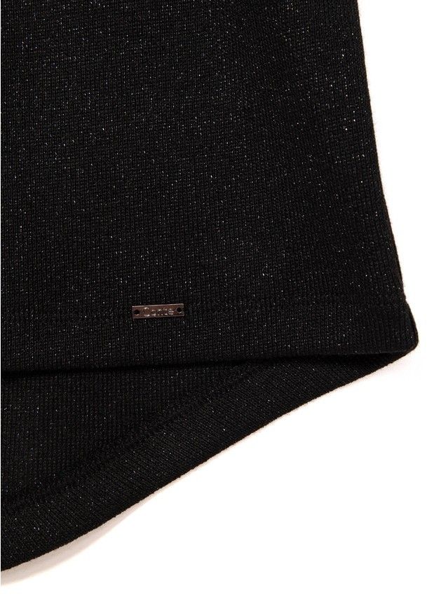 Women's polo neck shirt CONTE ELEGANT LD 833, s.170-100, nero - 3