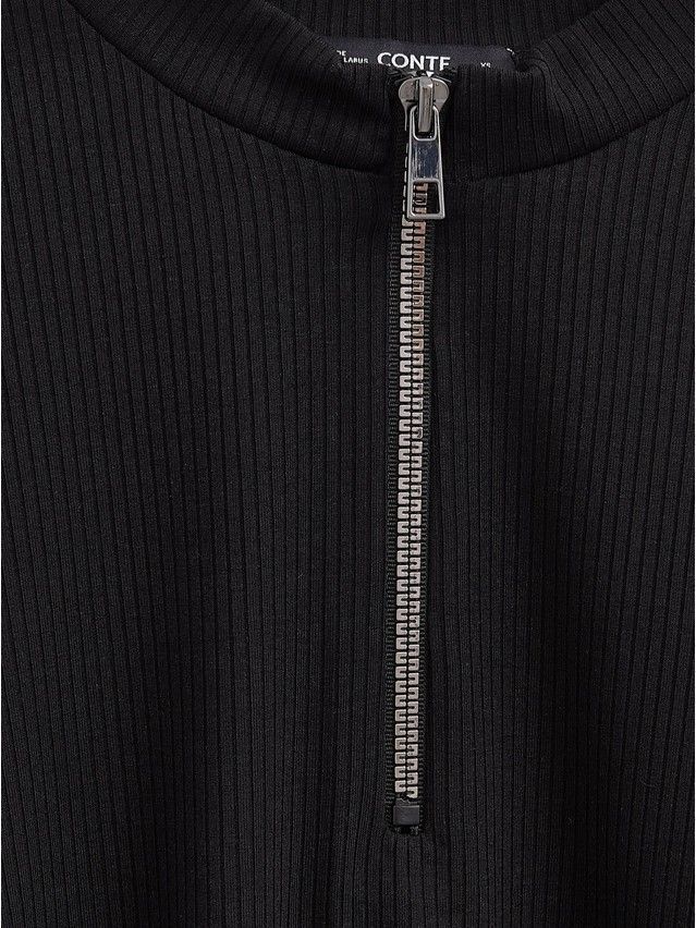 Women's polo neck shirt CONTE ELEGANT LD 1622, s.170-92, black - 8