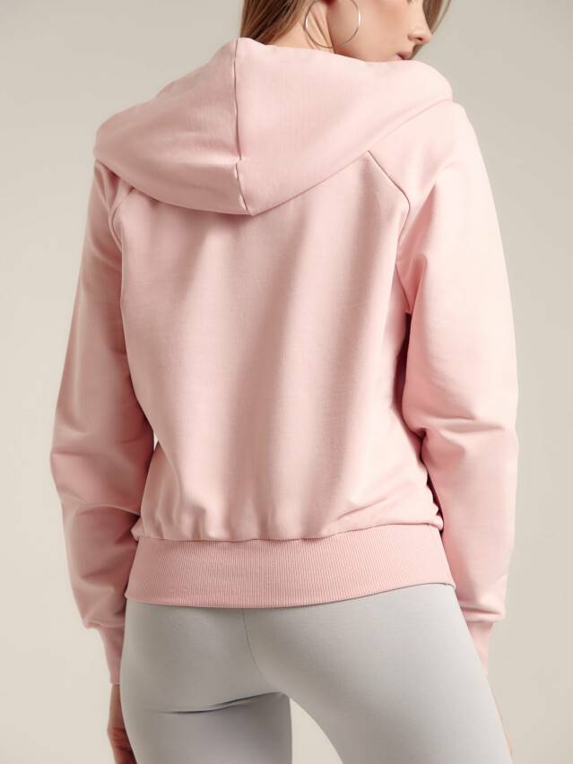 Women's polo neck shirt CONTE ELEGANT LD 1489, s.170-84, romantic pink - 4