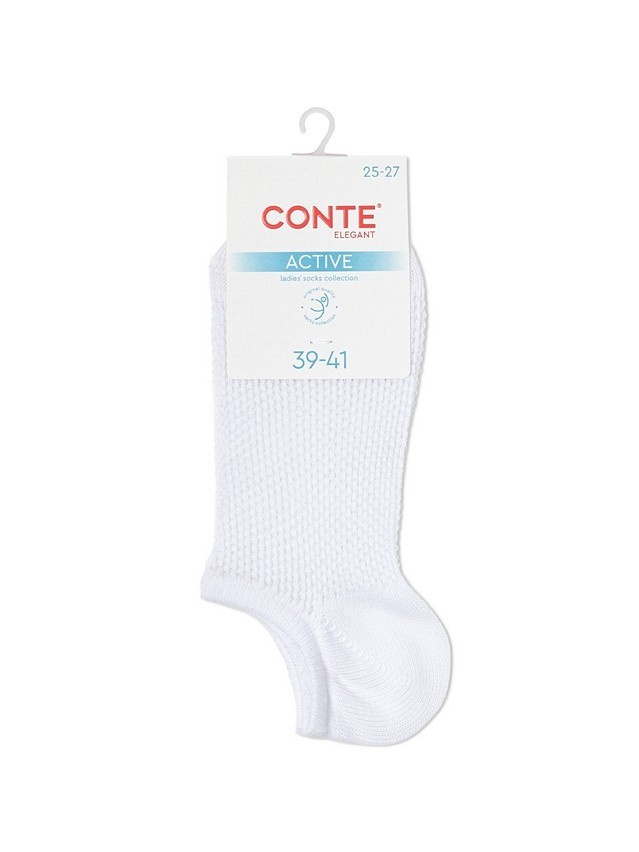 Women's socks CONTE ELEGANT ACTIVE, s.23-25, 618 white - 4