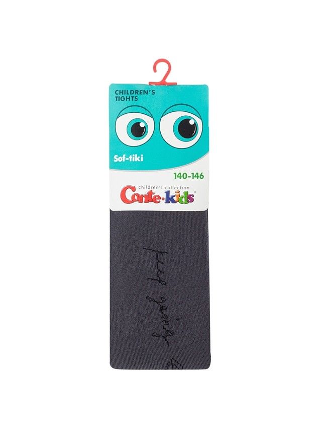 Children's tights CONTE-KIDS SOF-TIKI, s.140-146 (22),700 dark grey - 4