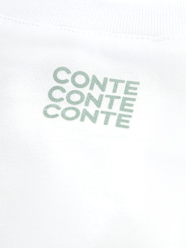 Women's polo neck shirt CONTE ELEGANT LD 3036, s.170-92, white-oysters - 6