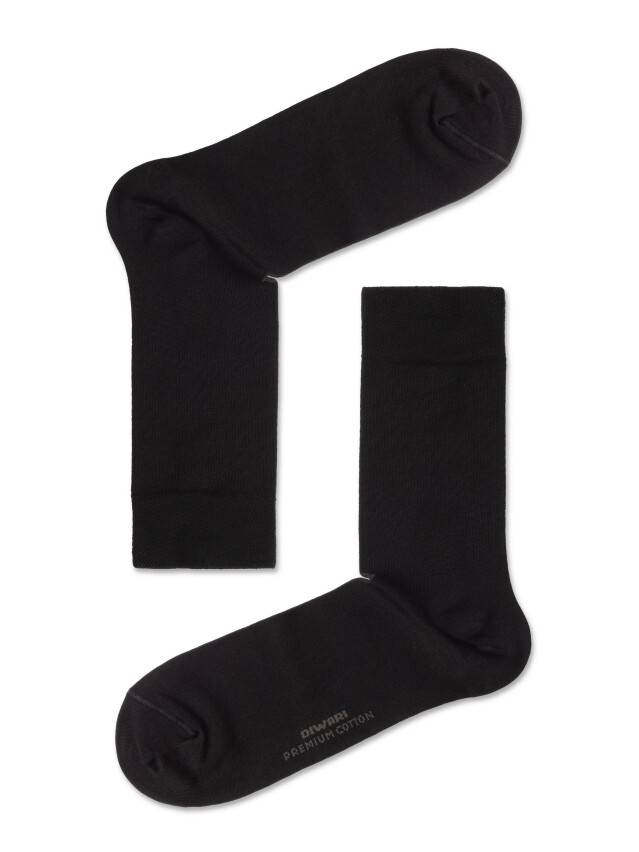 Men's socks DIWARI CLASSIC, s.25, 000 black - 1