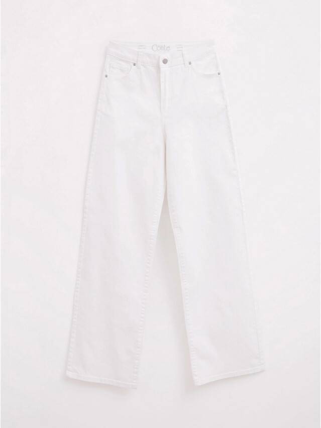 Denim trousers CONTE ELEGANT CON-419, s.170-102, white - 6