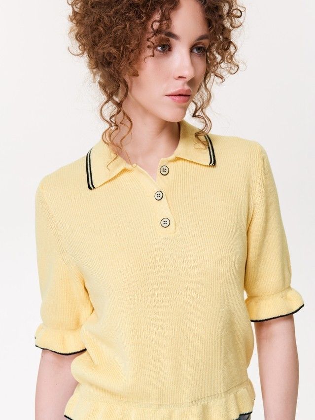 Women's pullover CONTE LDK2635, s.170-84, yellow - 5