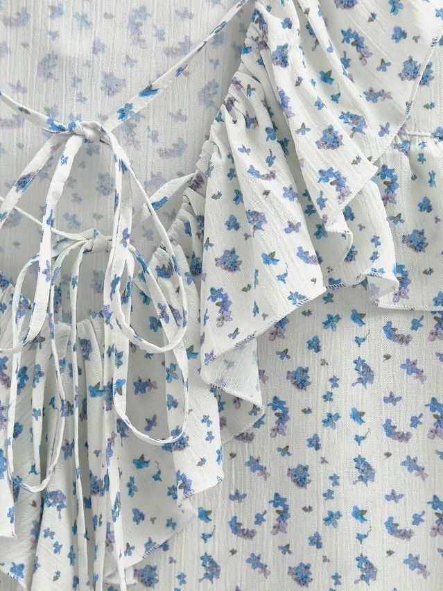 Women's blouse CONTE LBL 3477, s.170-84-90, white-flowers - 8