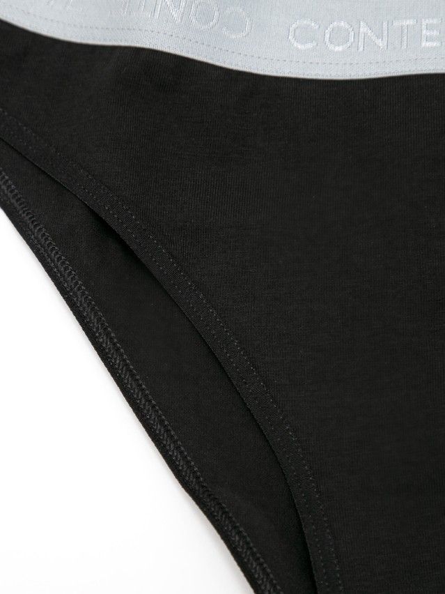 Women's panties CONTE ELEGANT PRINT DOTS LB 2545, s.90, black-grey - 4