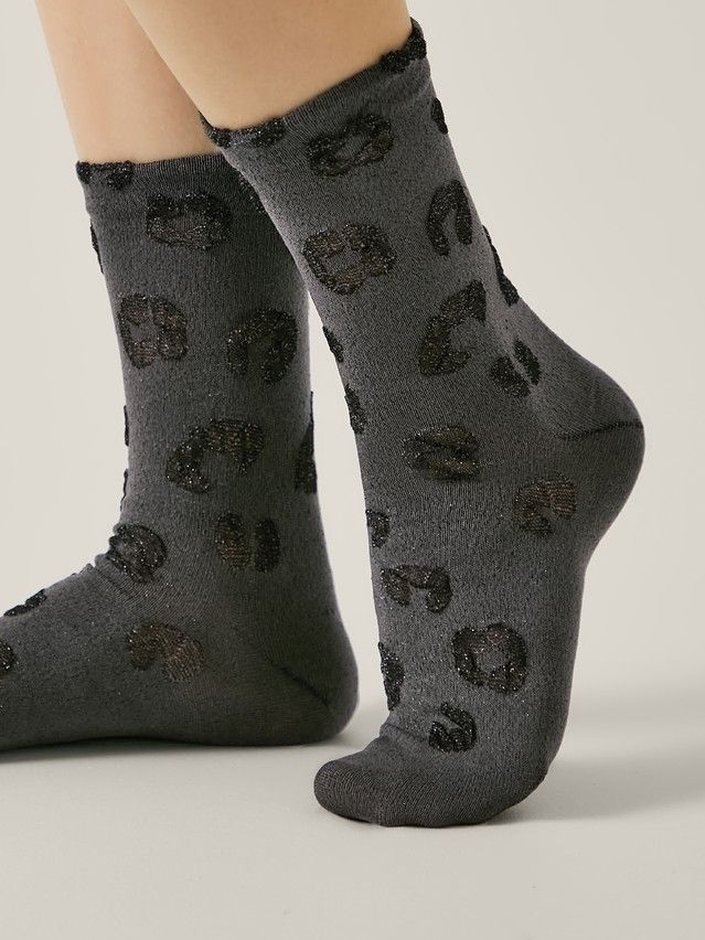 Women's socks CONTE ELEGANT CLASSIC, s.23-25, 688 graphite - 2