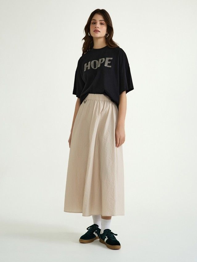 Women's skirt CONTE ELEGANT LU 3107, s.170-90, beige - 3