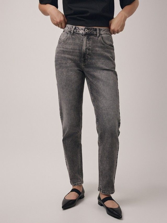 Denim trousers CONTE ELEGANT CON-663, s.170-102, grey - 5