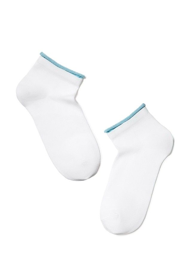 Women's socks CONTE ELEGANT ACTIVE, s.23, 035 white-light blue - 2