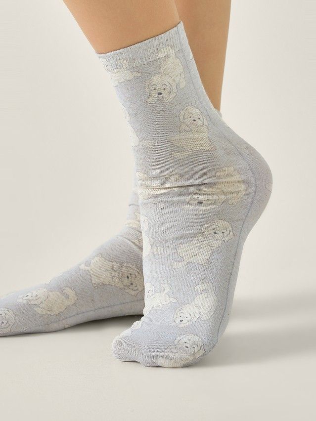 Women's socks CONTE ELEGANT FANTASY, s.23-25, 731 light grey - 2