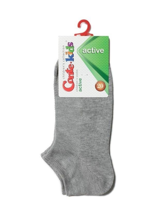 Children's socks ACTIVE (short) 19S-180SP, s. 21-23, 484 gray - 6