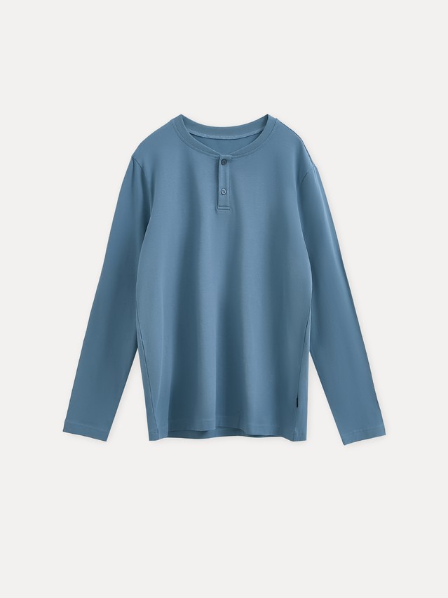 Men's polo neck shirt DIWARI BASIC MEN MD 4030, s.176,182-92, blue - 3