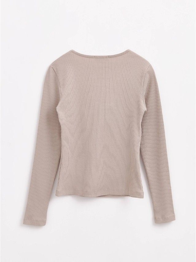 Women's polo neck shirt CONTE ELEGANT LD 1613, s.170-92, cappuccino - 6