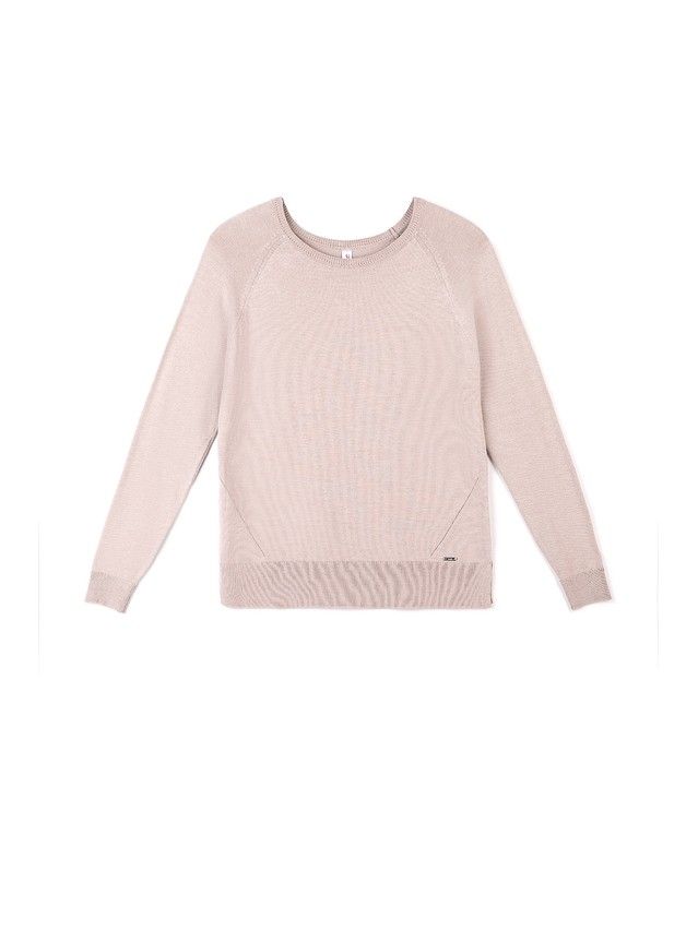 Women's polo neck shirt CONTE ELEGANT LDK025, s.158,164-84, beige - 4