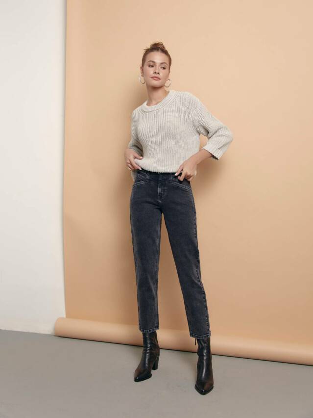 Denim trousers CONTE ELEGANT CON-381, s.170-102, washed grey - 3