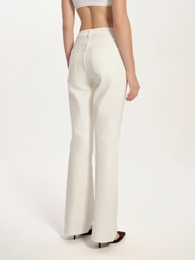 Denim trousers CONTE ELEGANT CON-803, s.170-102, off white - 4