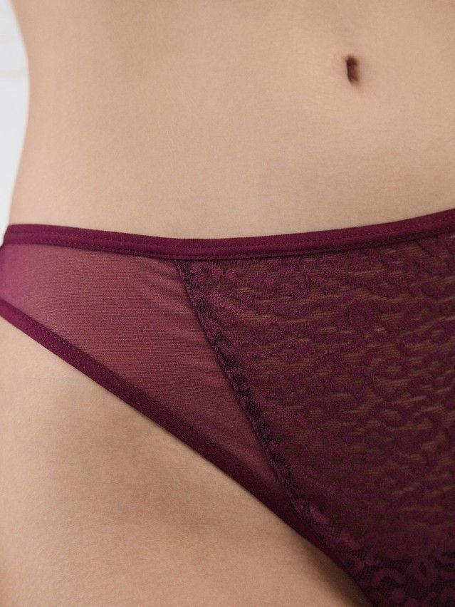 Women's panties CONTE ELEGANT SAVAGE LBR 2776, s.90, marsala - 3