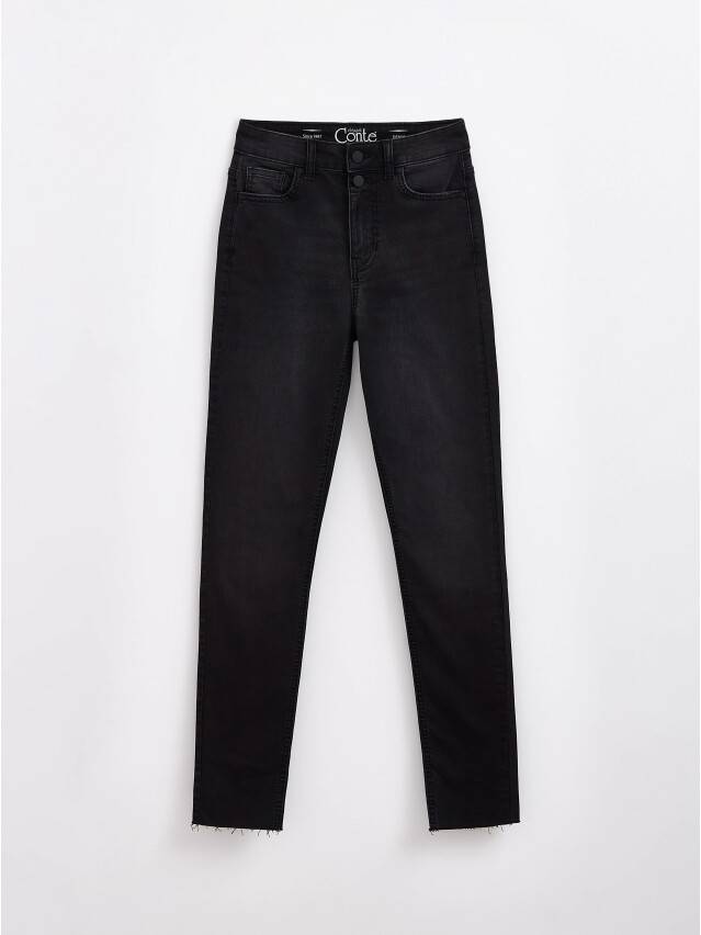 Denim trousers CONTE ELEGANT CON-396, s.170-102, washed black - 5
