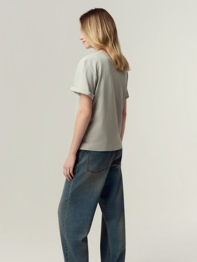 Women's polo neck shirt CONTE ELEGANT LD 3029, s.170-92, green-success - 2