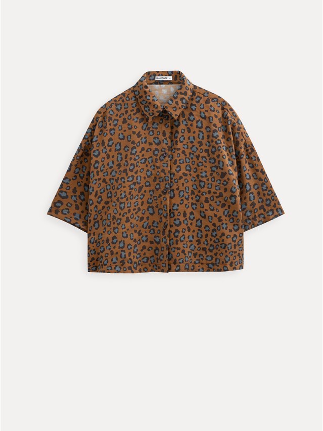 Women's blouse CONTE LBL 3729, s.170-88-94, chocolate leo - 1