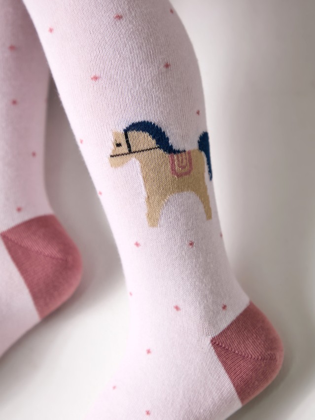 Children's tights CONTE-KIDS TIP-TOP, s.104-110 (16),714 light pink - 3