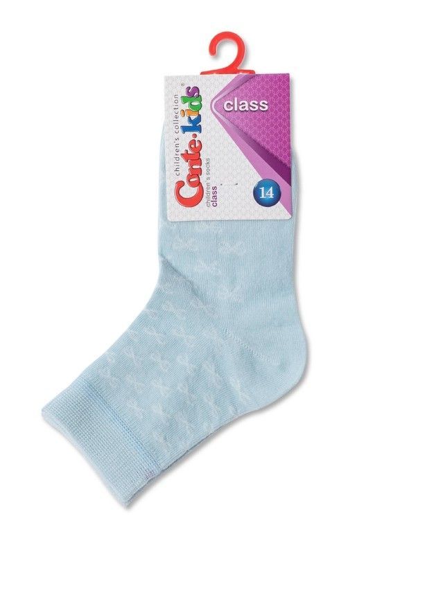 Children's socks CONTE-KIDS CLASS, s.21-23, 611 pale turquoise - 7