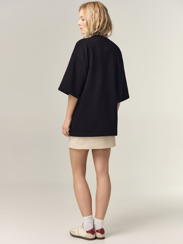 Women's polo neck shirt CONTE LD 3387, s.170-88, black - 2