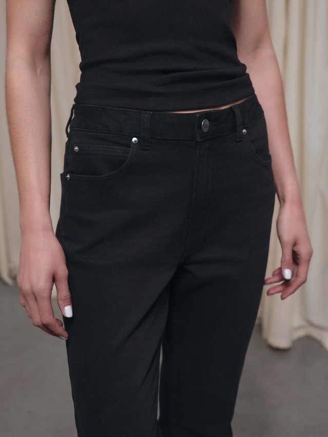 Women's jeans CONTE CON-809, s.164-90, washed black - 5