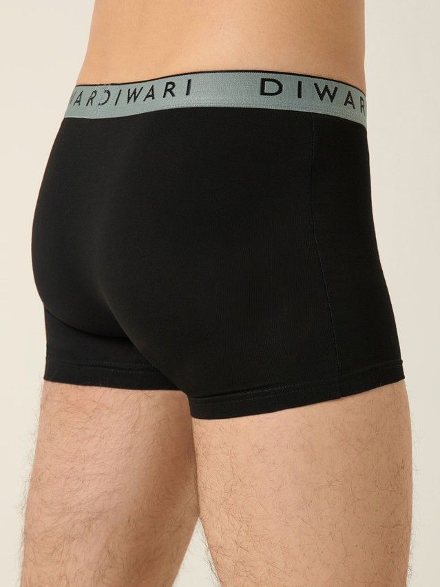 Men's underpants DIWARI PREMIUM MSH 1568, s.78,82, black-silver blue - 5