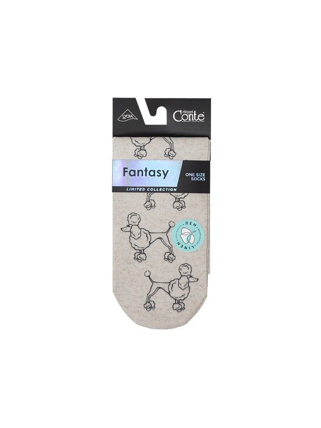 Women's socks CONTE ELEGANT FANTASY, s.23-25, 746 grey - 4