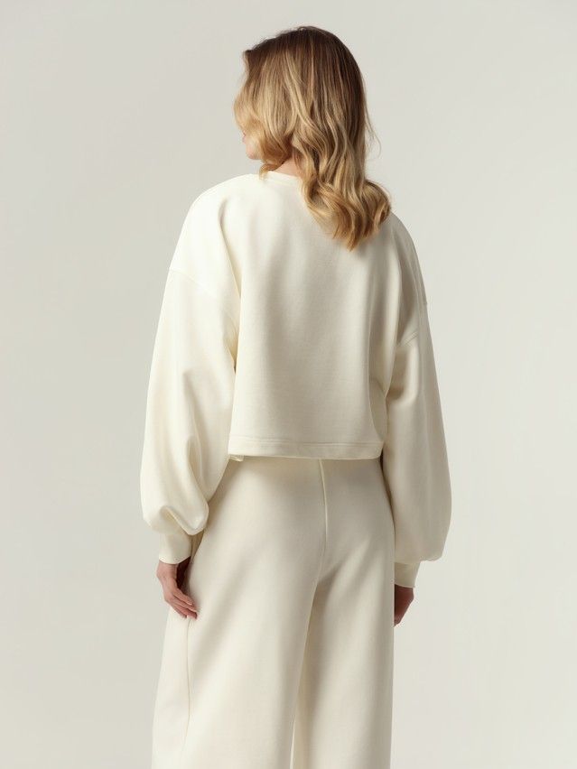 Women's polo neck shirt CONTE LD 3373, s.170-88, ecru - 2