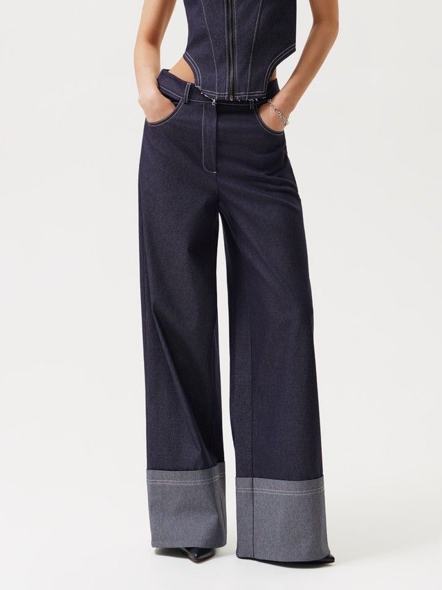 Women's trousers CONTE LBK 3686, s.170-84-90, navy - 3