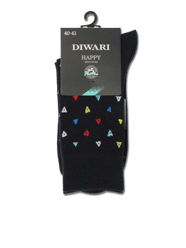 Men's socks DiWaRi HAPPY, s.25, 138 navy - 5