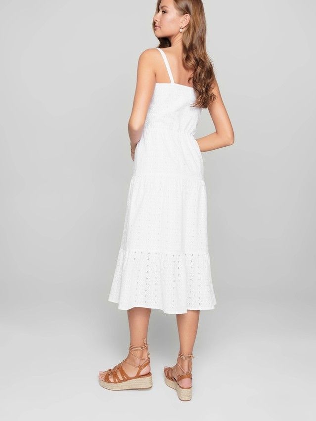 Women's dress LPL 1143, s.170-84-90, white - 2