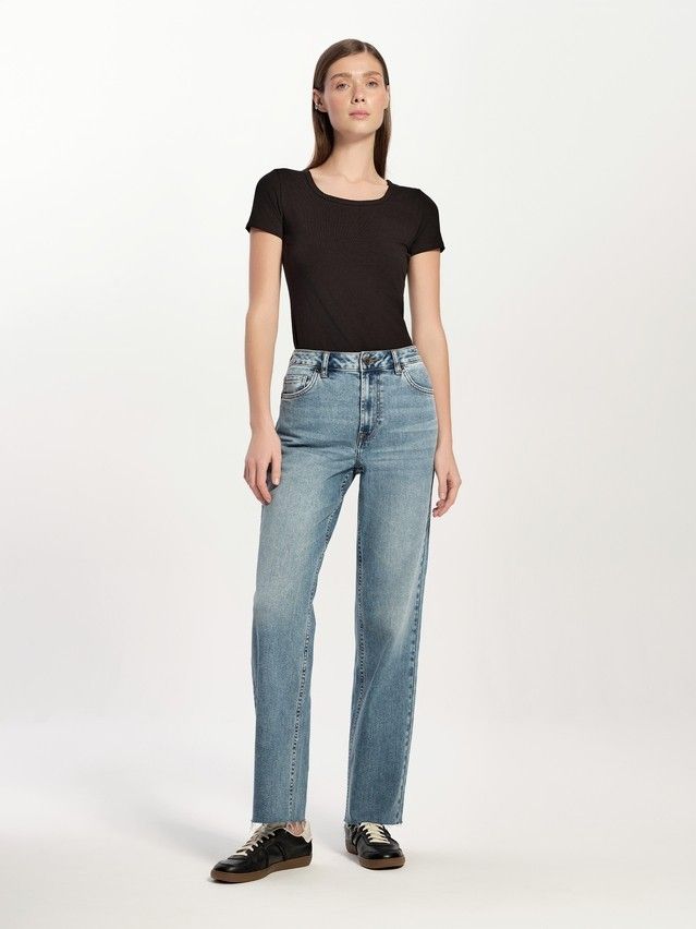 Denim trousers CONTE ELEGANT CON-749, s.170-102, light blue - 1