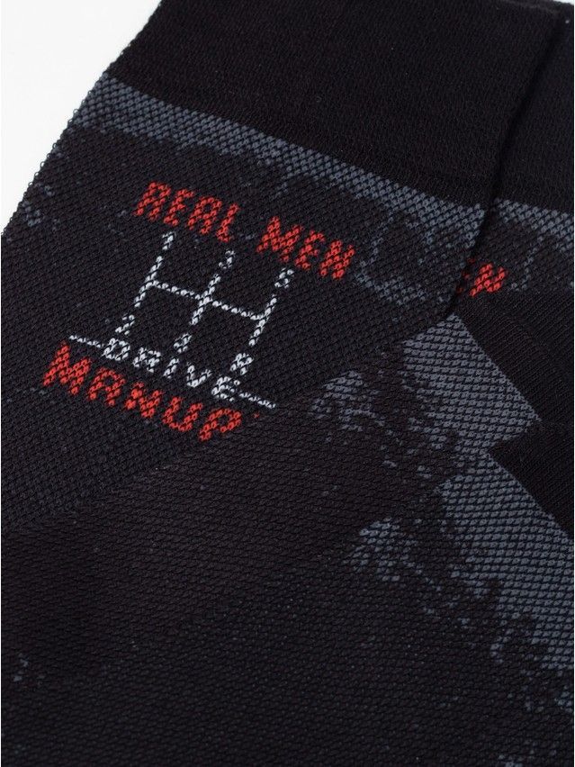 Men's socks DIWARI HAPPY, s.27, 208 black - 2